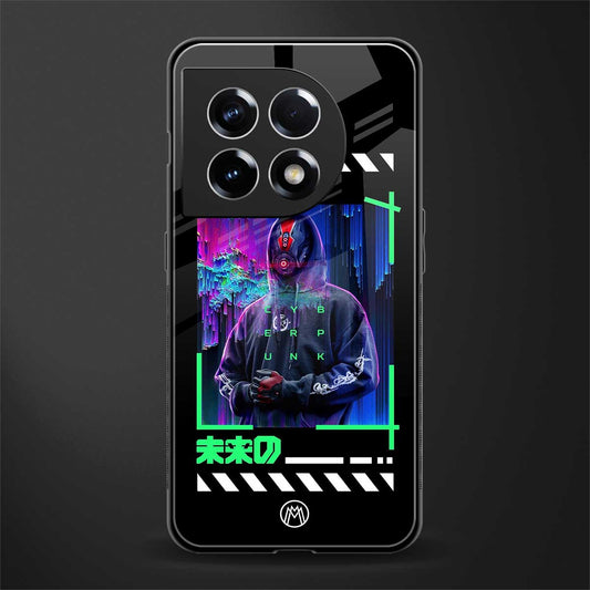cyberpunk back phone cover | glass case for oneplus 11