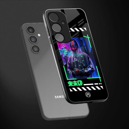 cyberpunk back phone cover | glass case for samsung galaxy s23 fe 5g