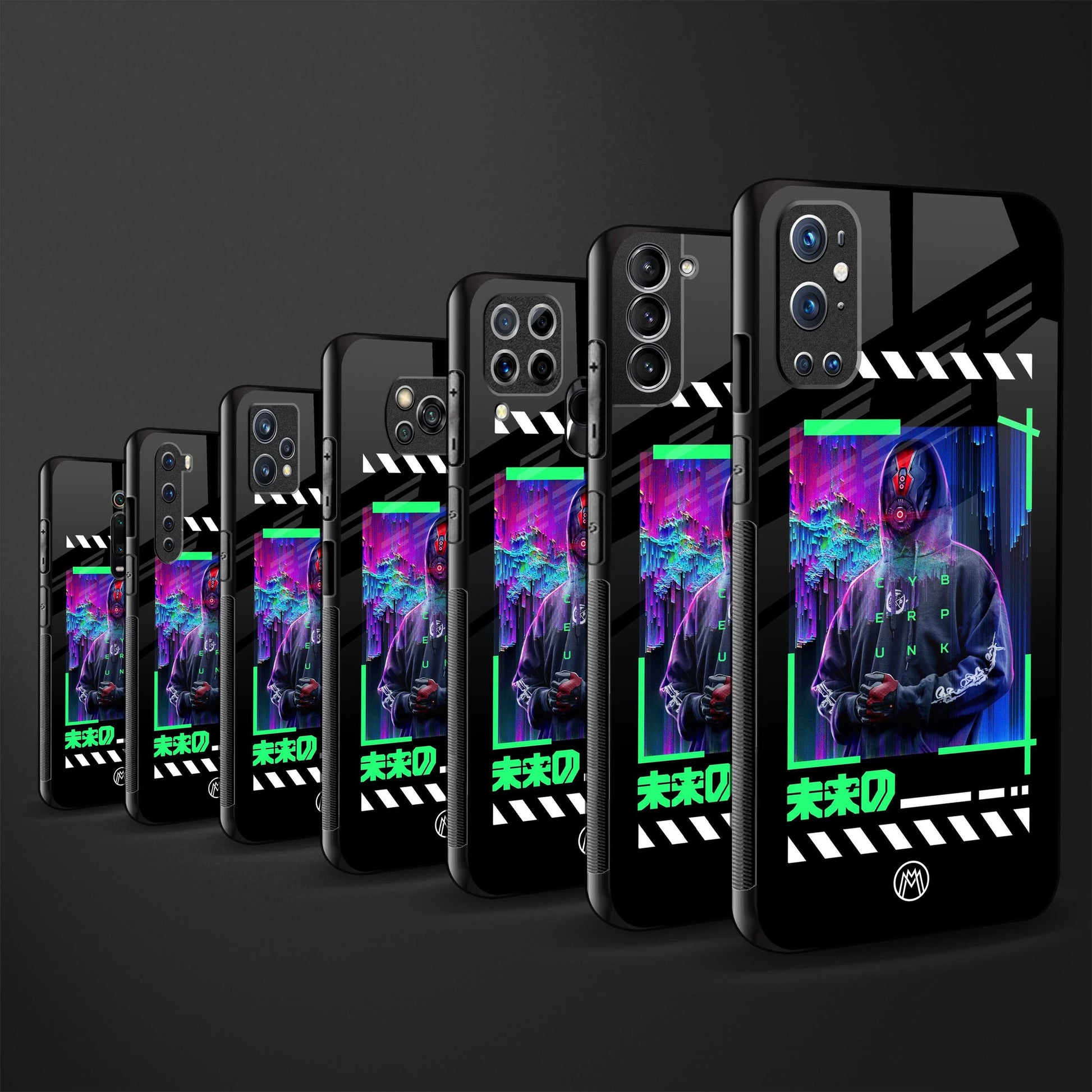 cyberpunk glass case for realme 7 pro image-3
