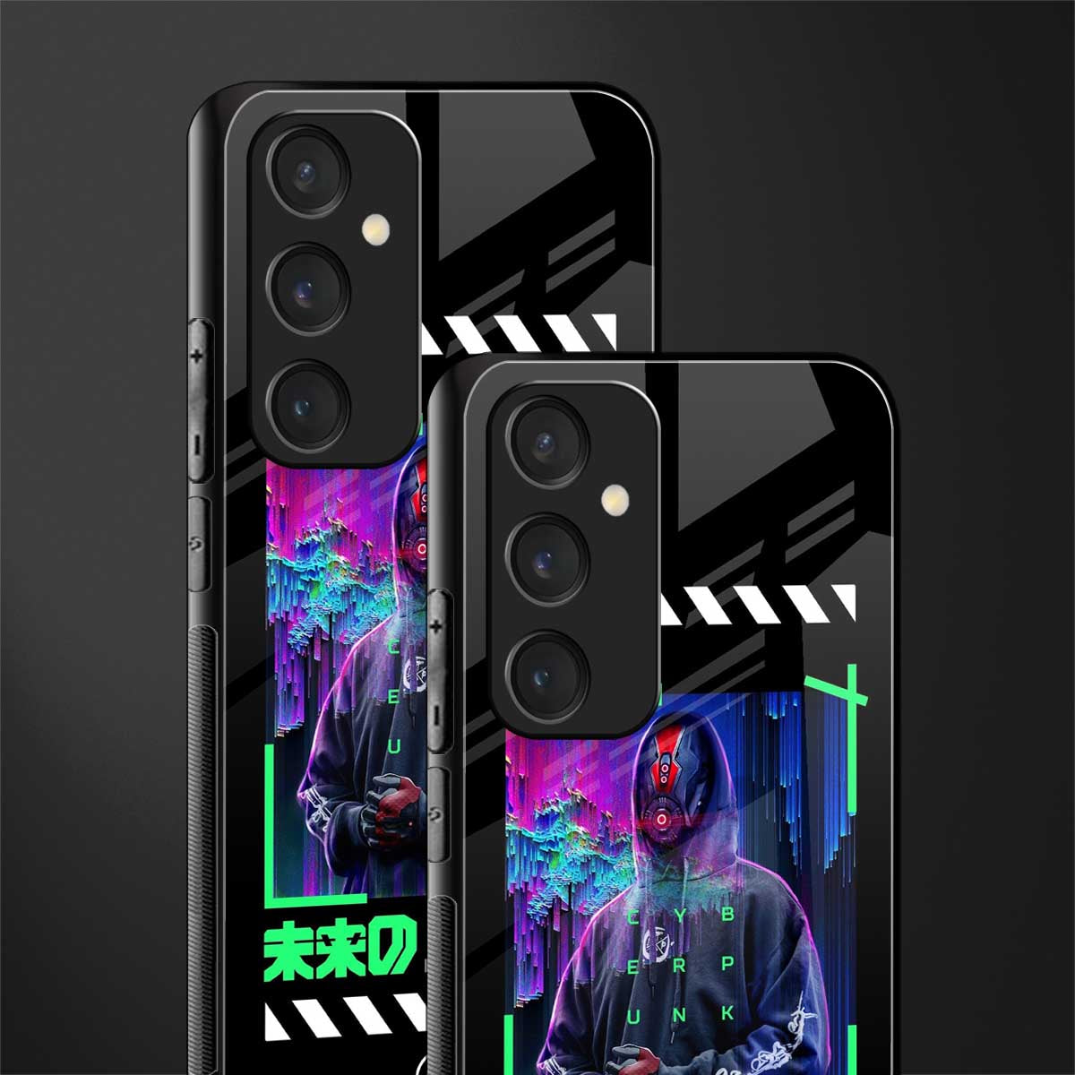 cyberpunk back phone cover | glass case for samsung galaxy s23 fe 5g