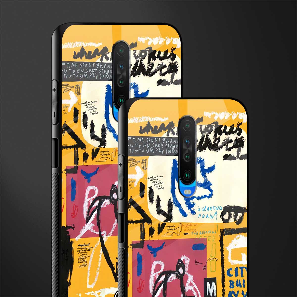 daily dose of motivation glass case for poco x2 image-2