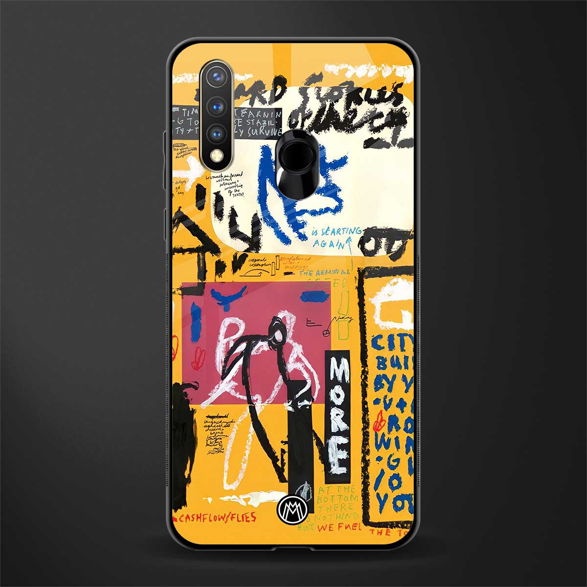 daily dose of motivation glass case for vivo u20 image