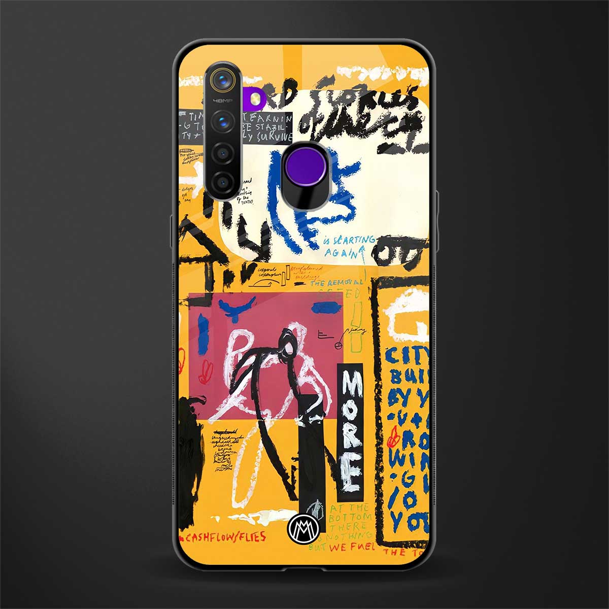daily dose of motivation glass case for realme 5 image