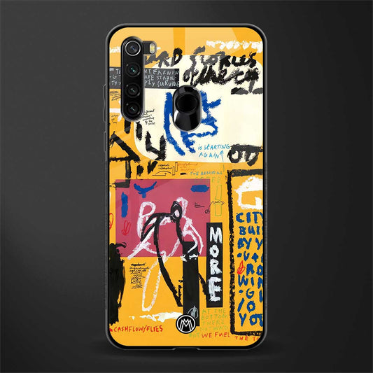 daily dose of motivation glass case for redmi note 8 image