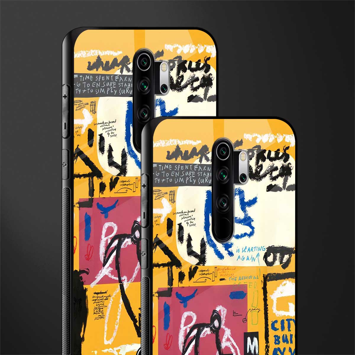 daily dose of motivation glass case for redmi note 8 pro image-2