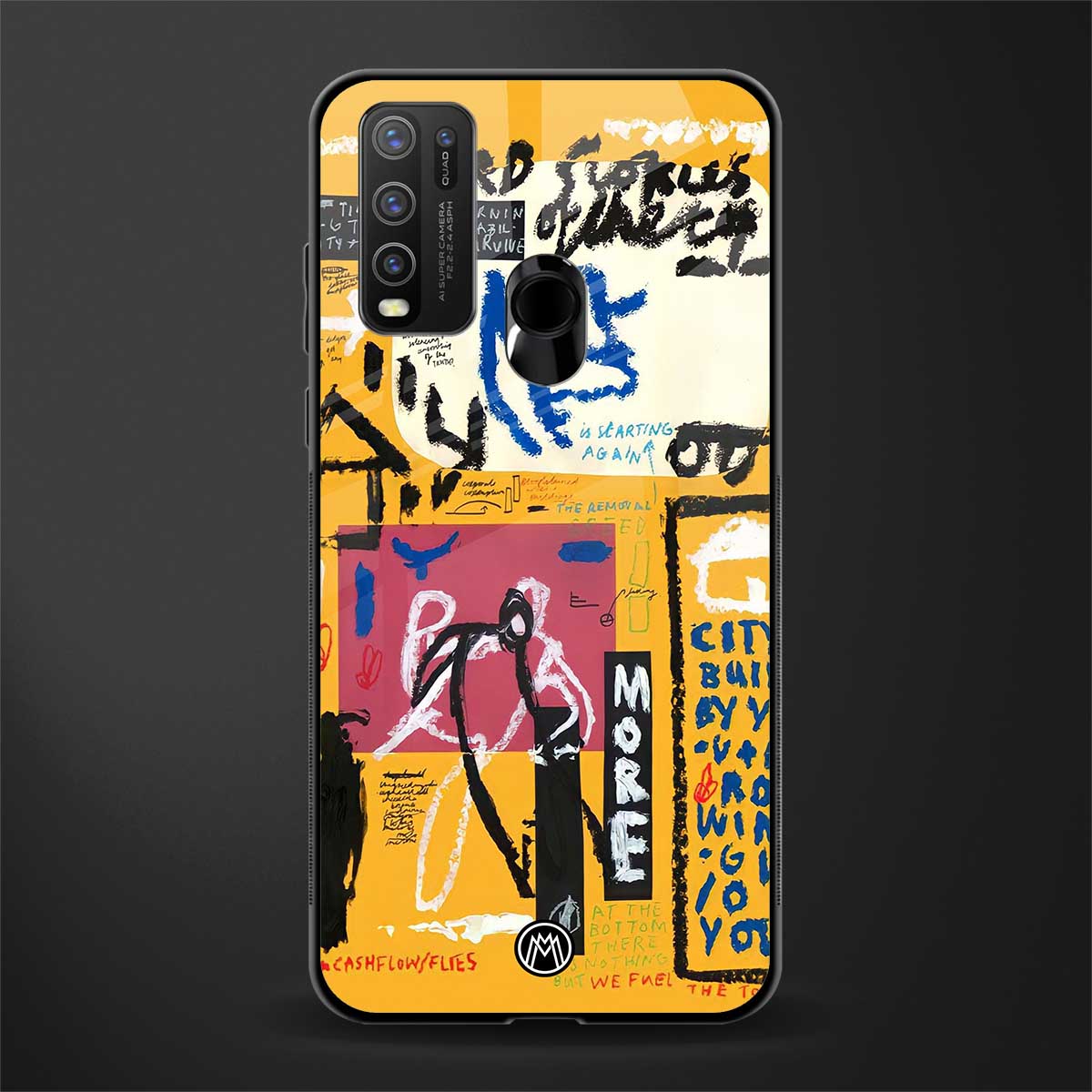daily dose of motivation glass case for vivo y30 image