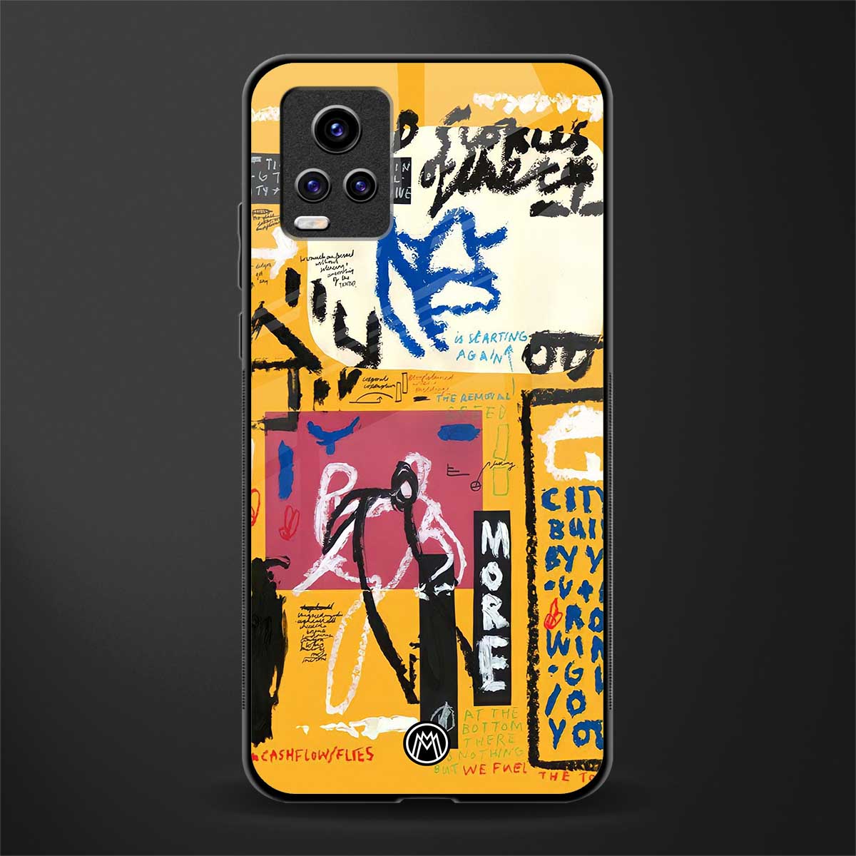 daily dose of motivation glass case for vivo v20 image