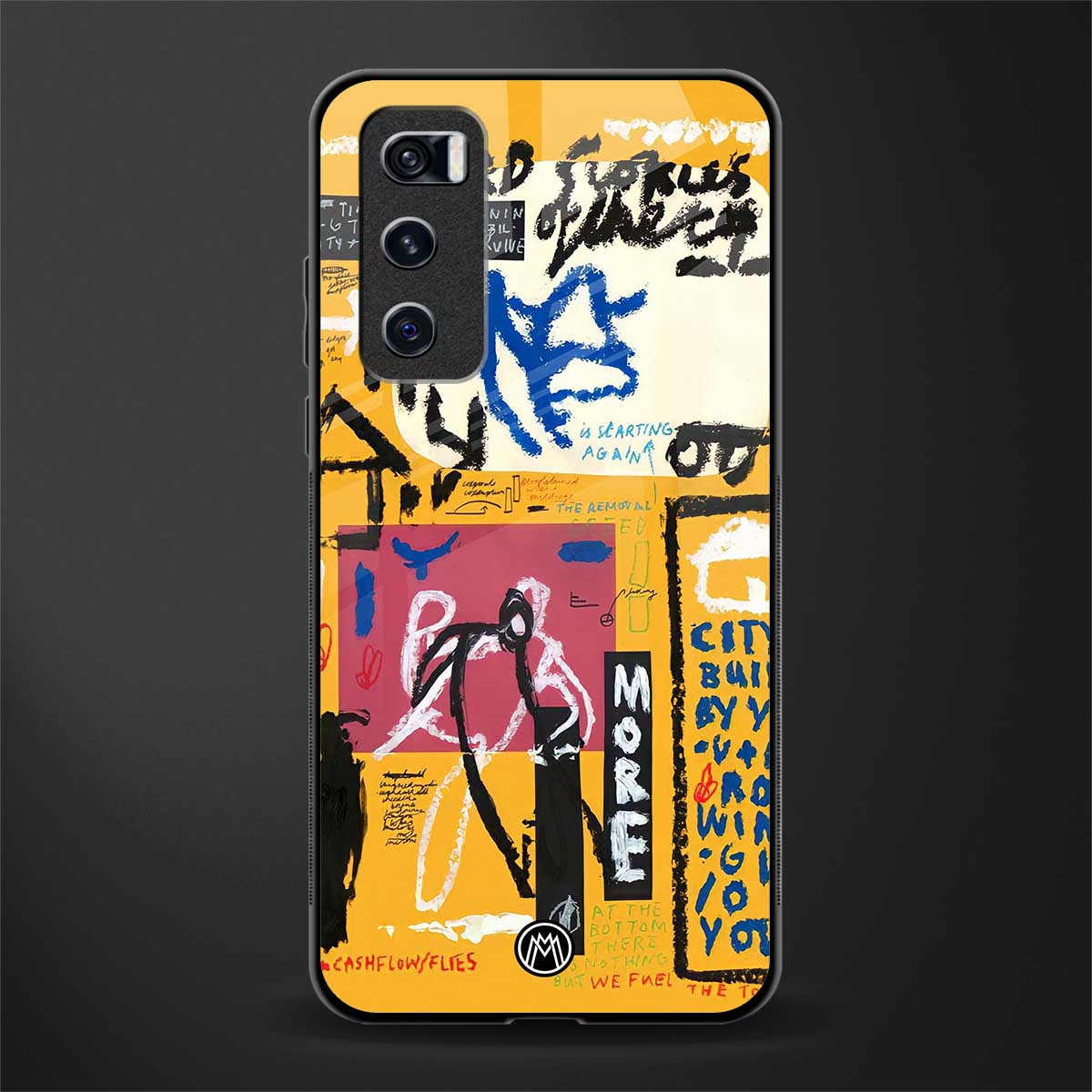 daily dose of motivation glass case for vivo v20 se image