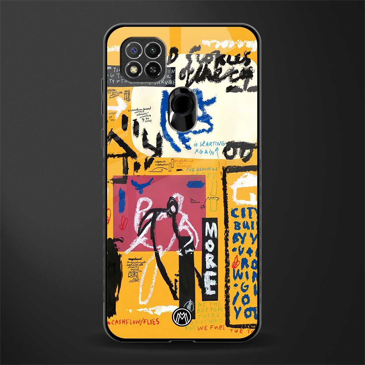 daily dose of motivation glass case for redmi 9 image