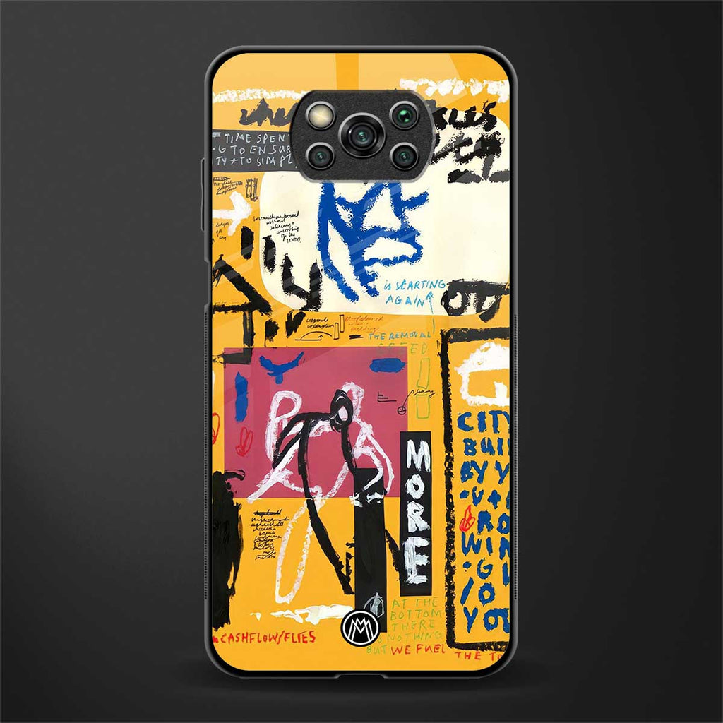 daily dose of motivation glass case for poco x3 image