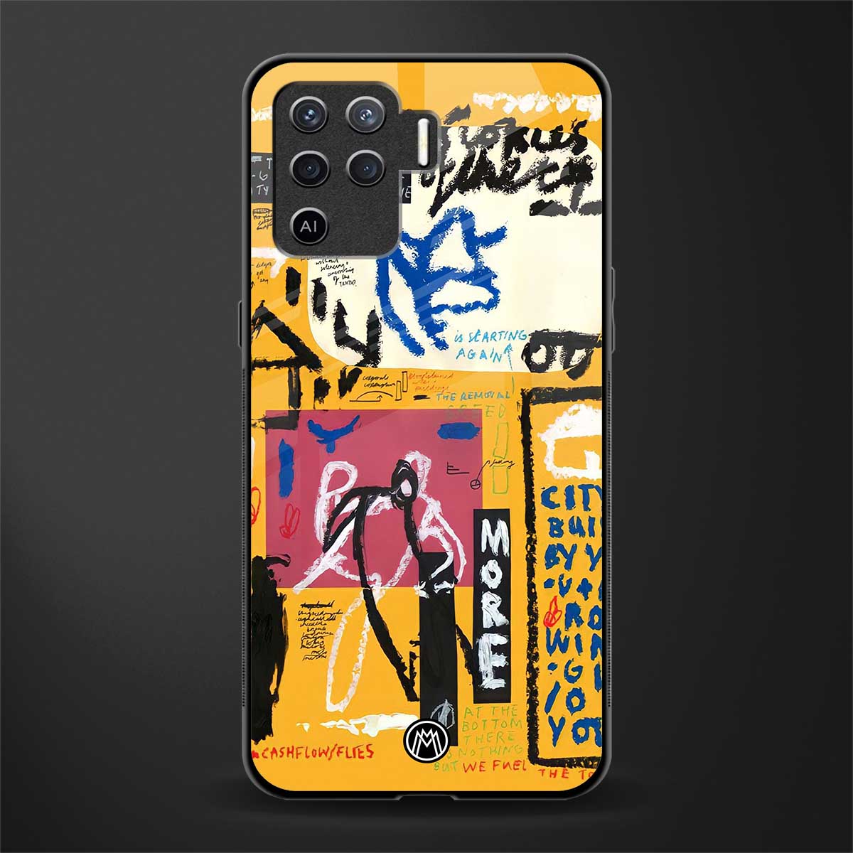 daily dose of motivation glass case for oppo f19 pro image