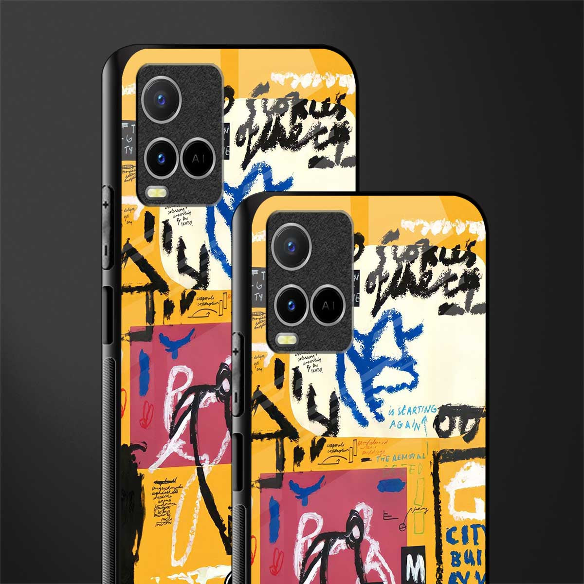 daily dose of motivation glass case for vivo y21s image-2