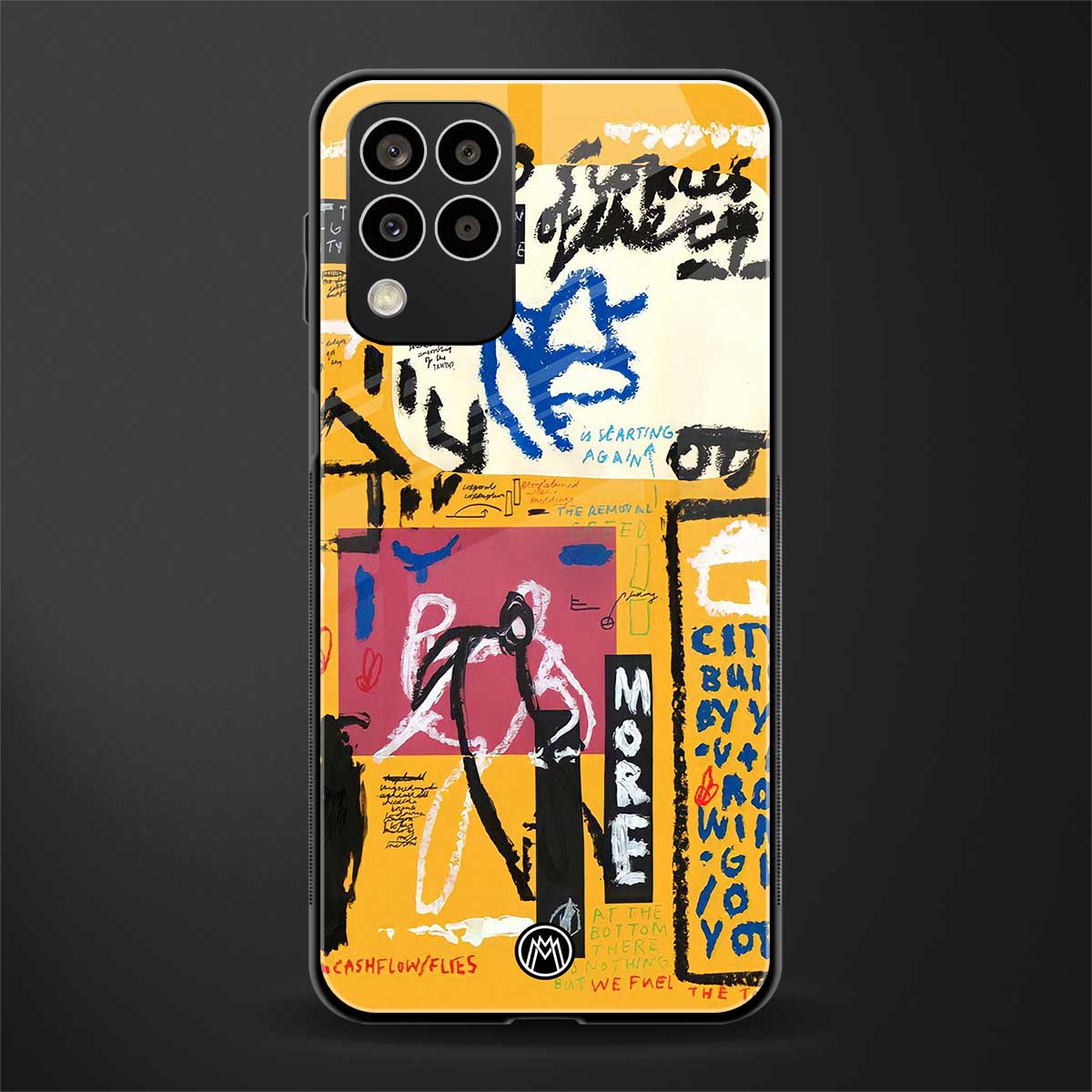 daily dose of motivation back phone cover | glass case for samsung galaxy m33 5g