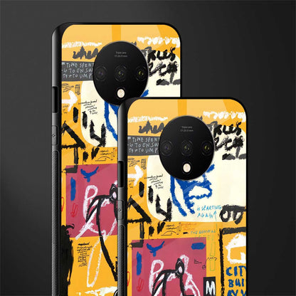 daily dose of motivation glass case for oneplus 7t image-2