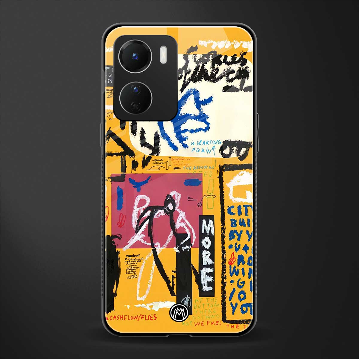 daily dose of motivation back phone cover | glass case for vivo y16