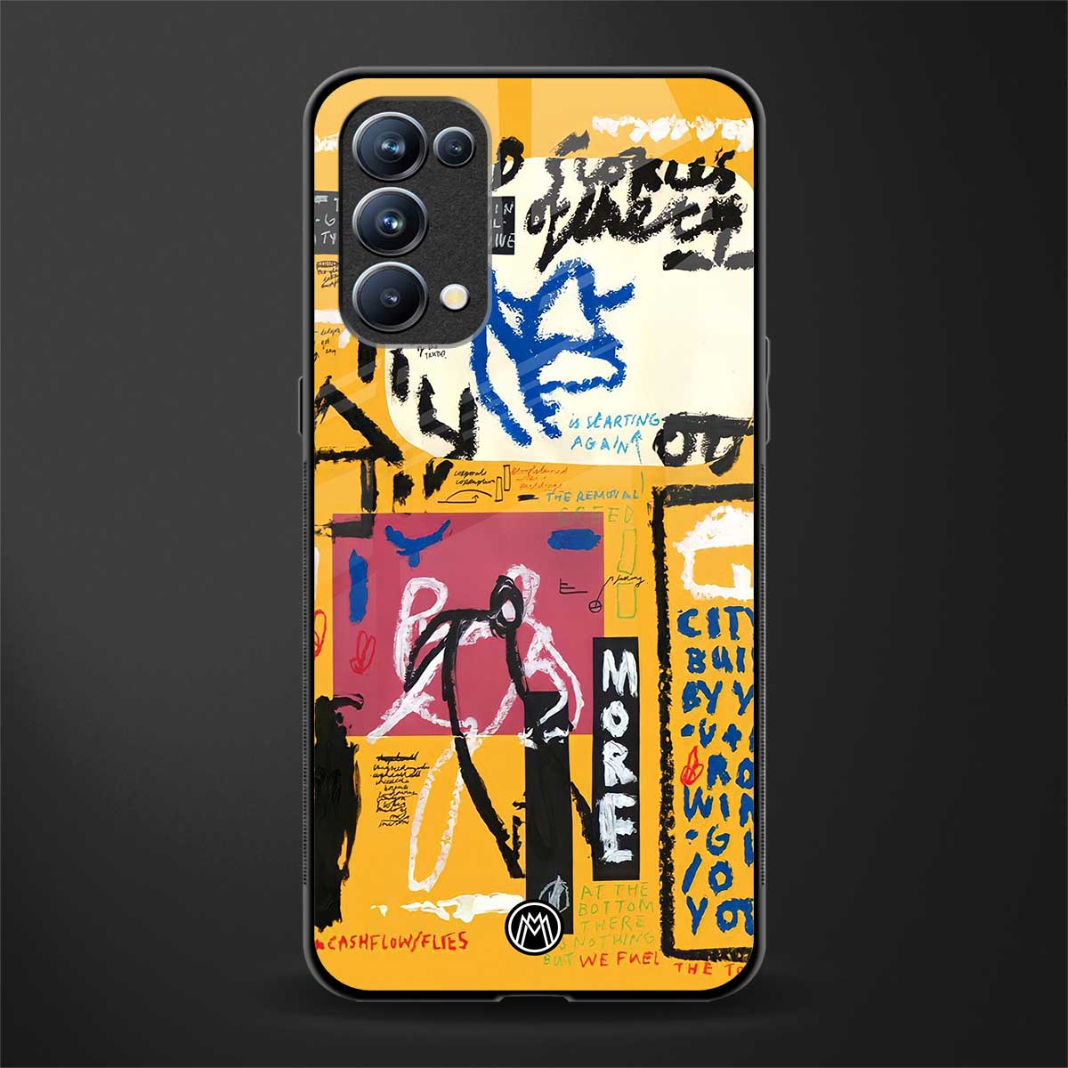 daily dose of motivation back phone cover | glass case for oppo reno 5