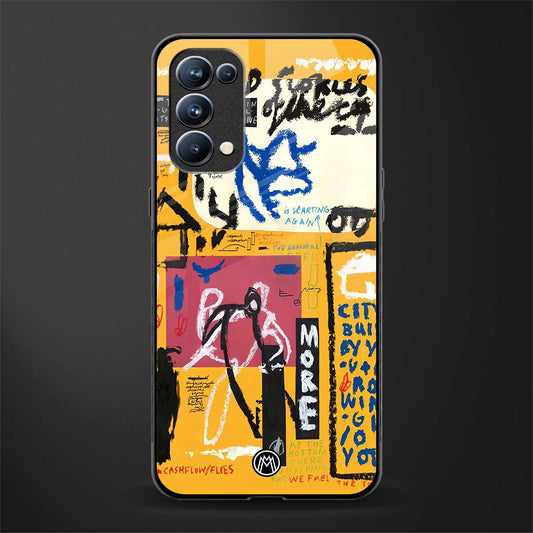 daily dose of motivation back phone cover | glass case for oppo reno 5