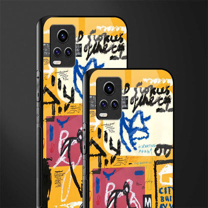 daily dose of motivation back phone cover | glass case for vivo v21e 4g