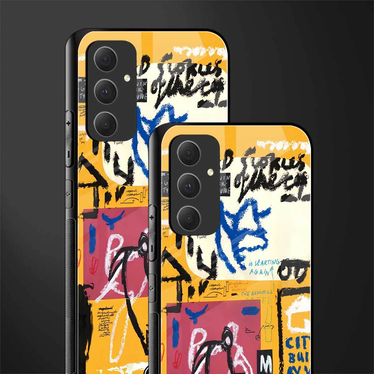 daily dose of motivation back phone cover | glass case for samsung galaxy a54 5g
