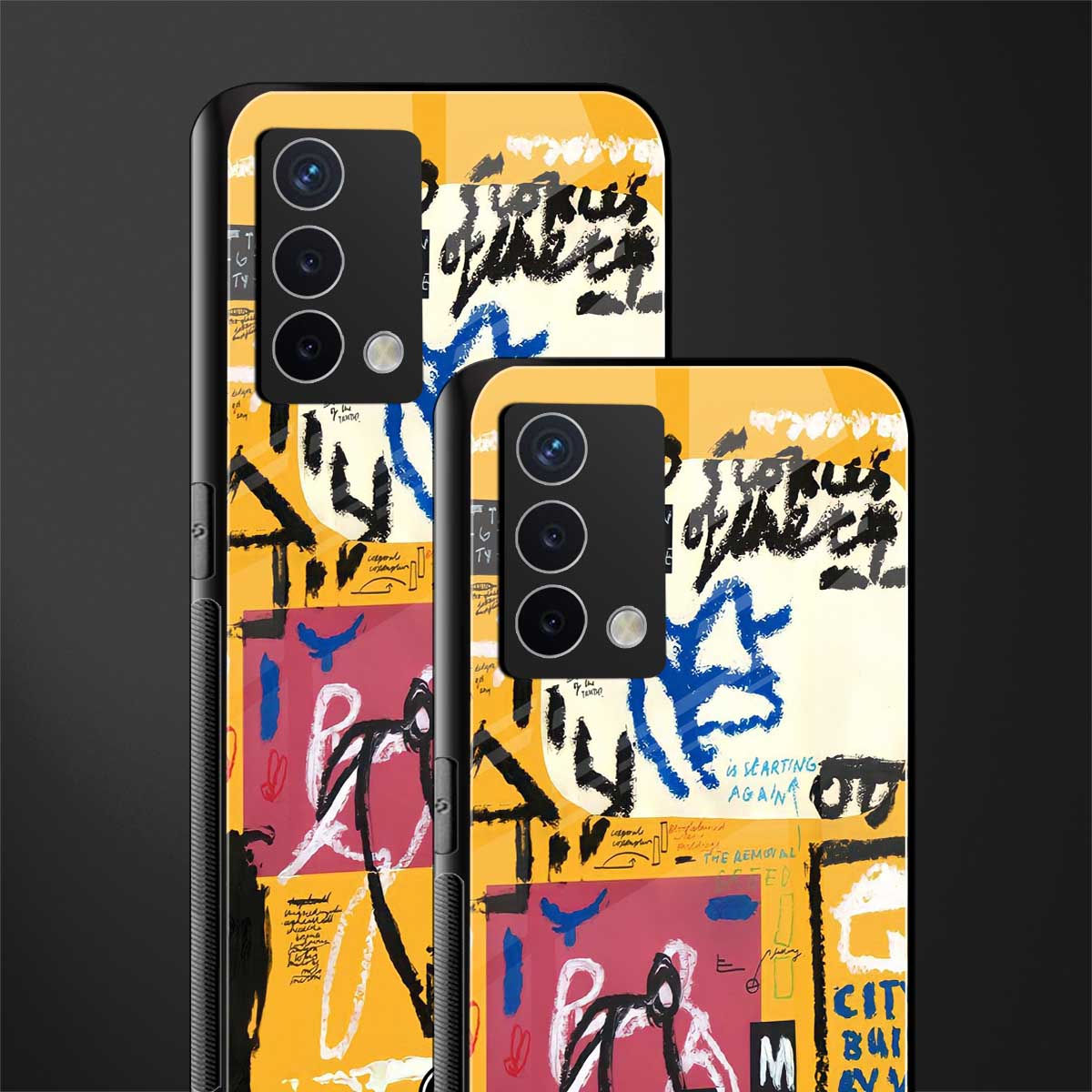 daily dose of motivation back phone cover | glass case for oppo a74 4g