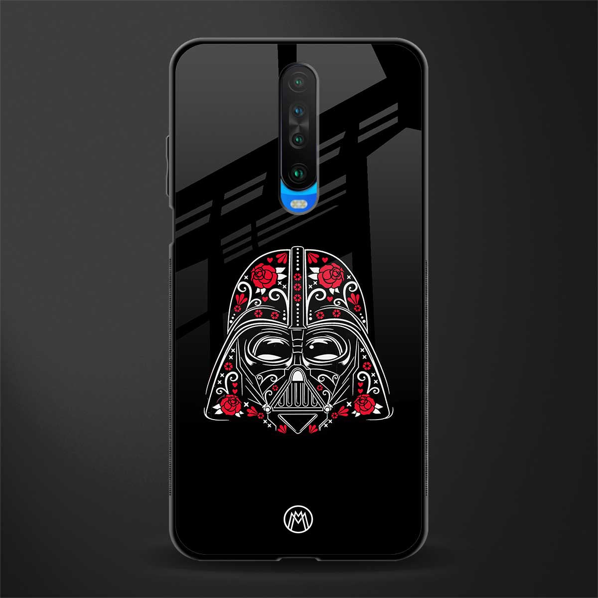 darth vader glass case for poco x2 image