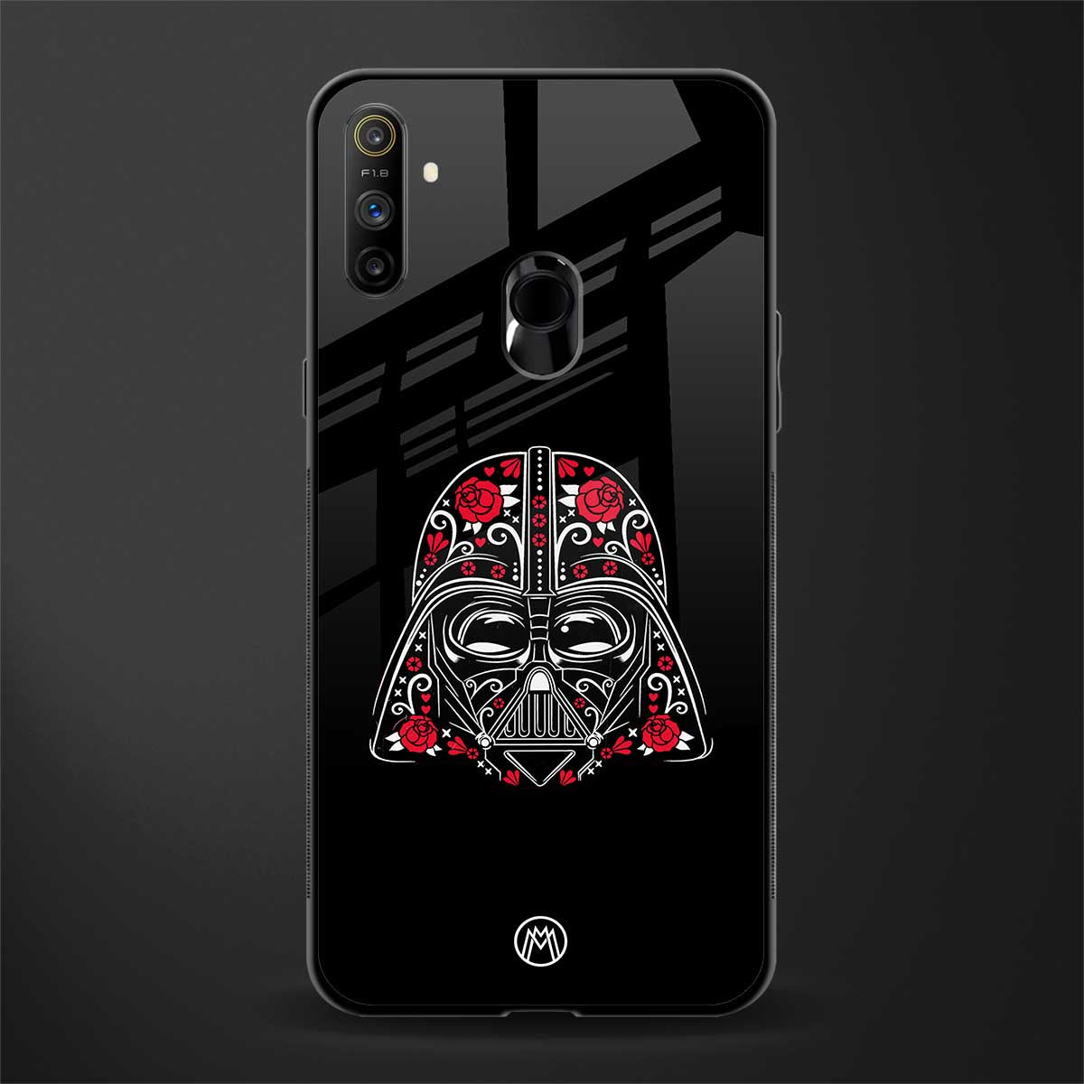 darth vader glass case for realme narzo 10a image