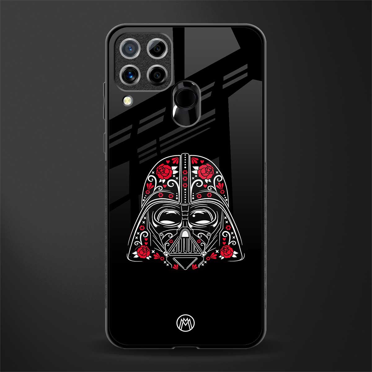 darth vader glass case for realme c15 image