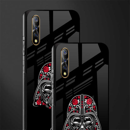 darth vader glass case for vivo z1x image-2