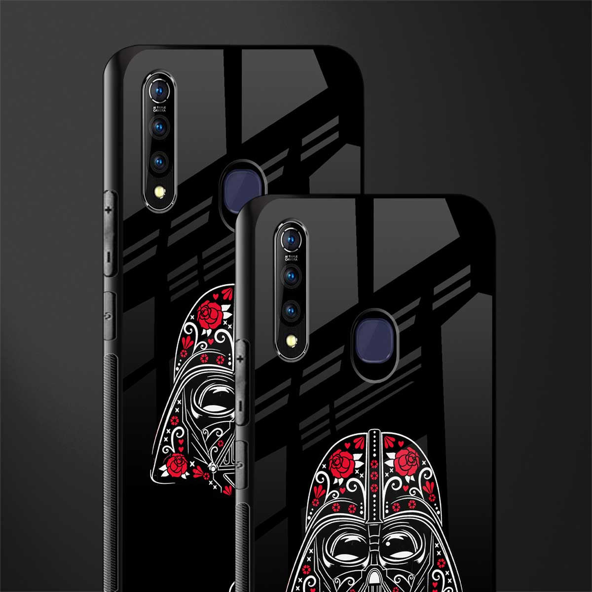 darth vader glass case for vivo z1 pro image-2