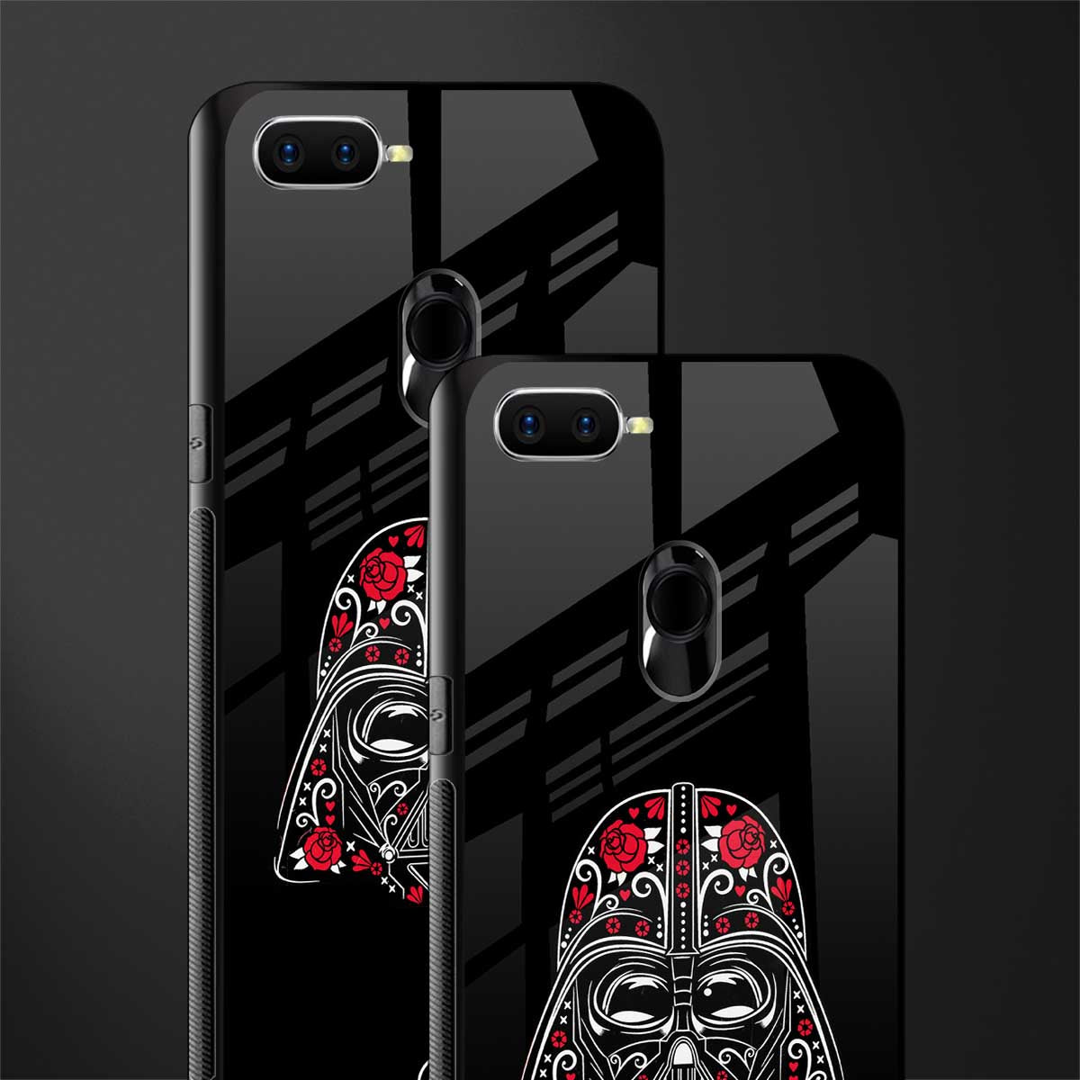 darth vader glass case for oppo a7 image-2