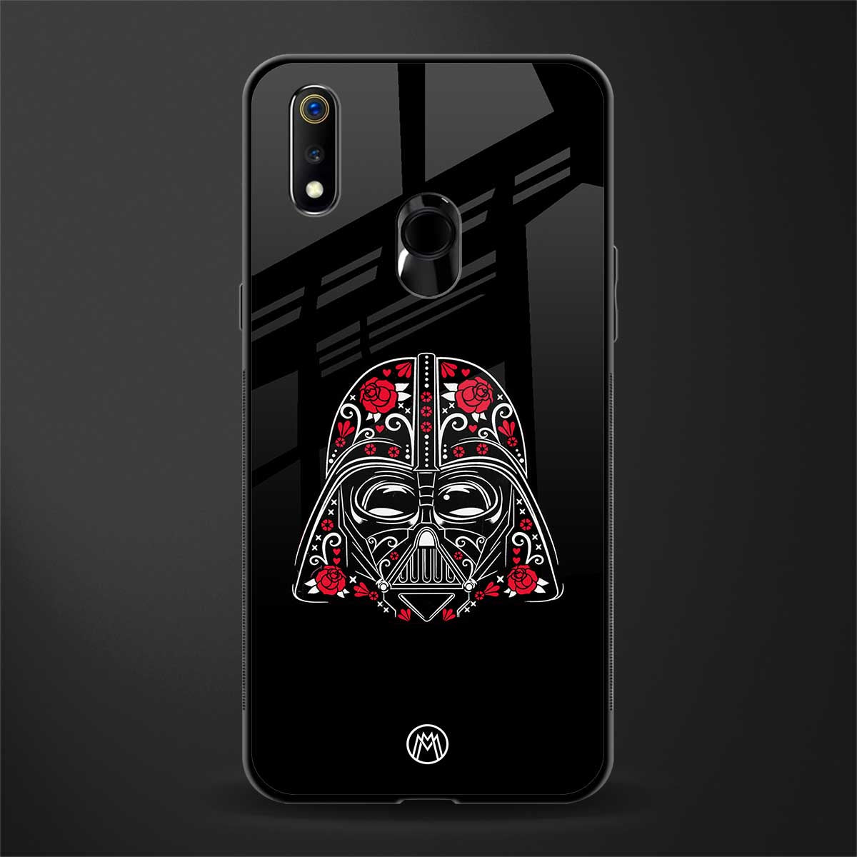 darth vader glass case for realme 3 pro image