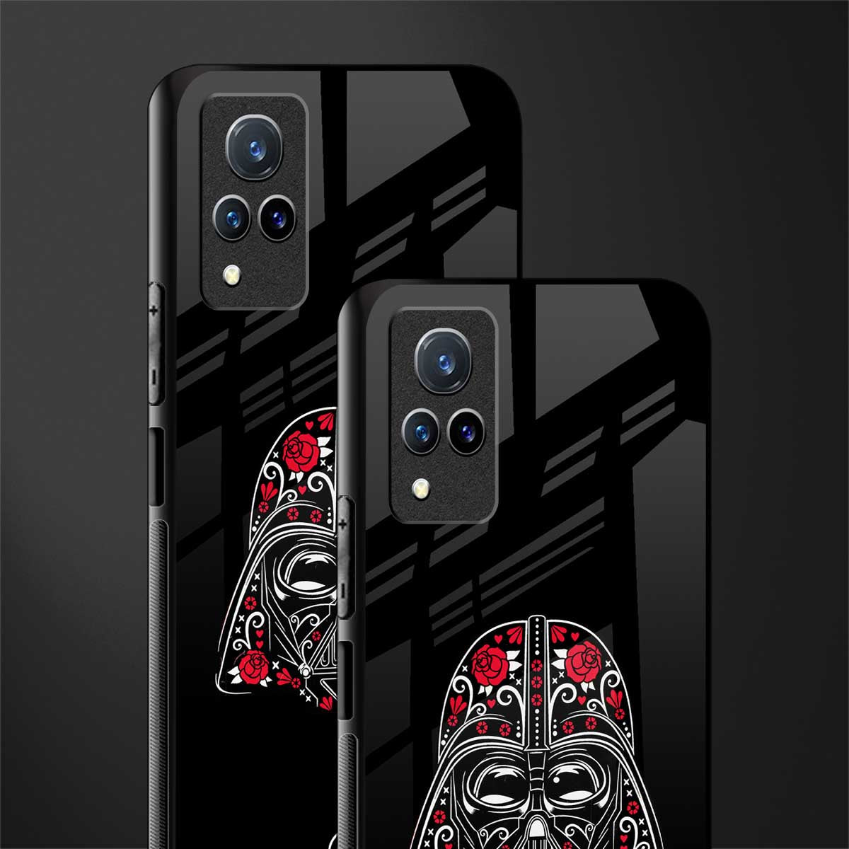 darth vader glass case for vivo v21 5g image-2