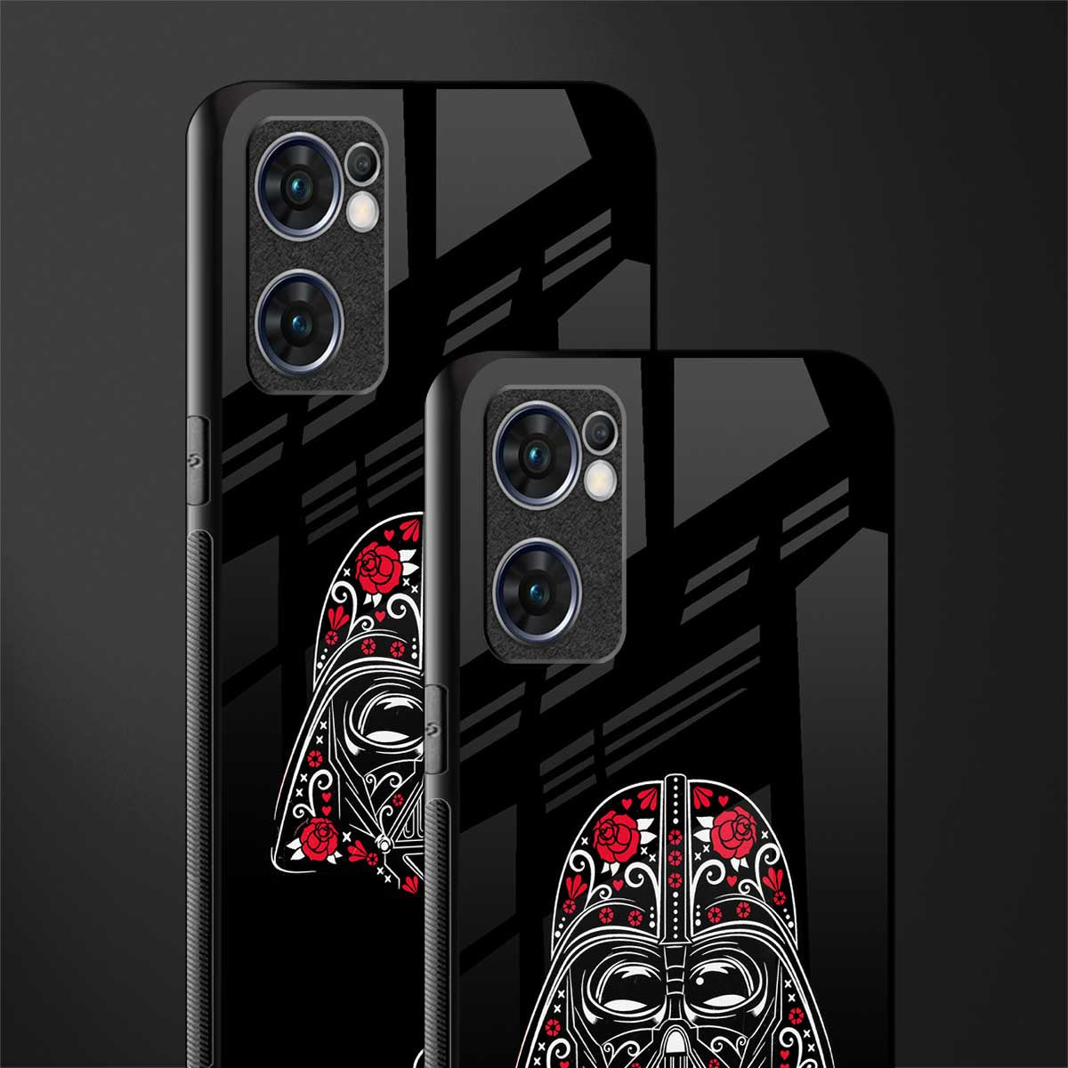 darth vader glass case for oppo reno7 5g image-2