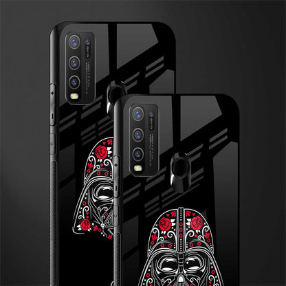 darth vader glass case for vivo y50 image-2