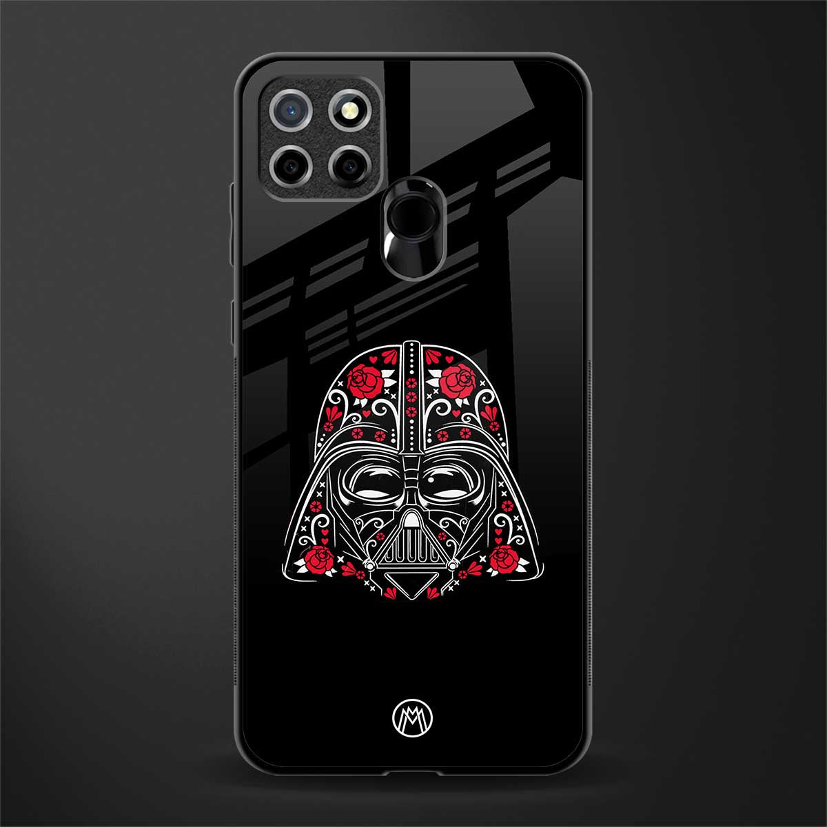 darth vader glass case for realme narzo 30a image