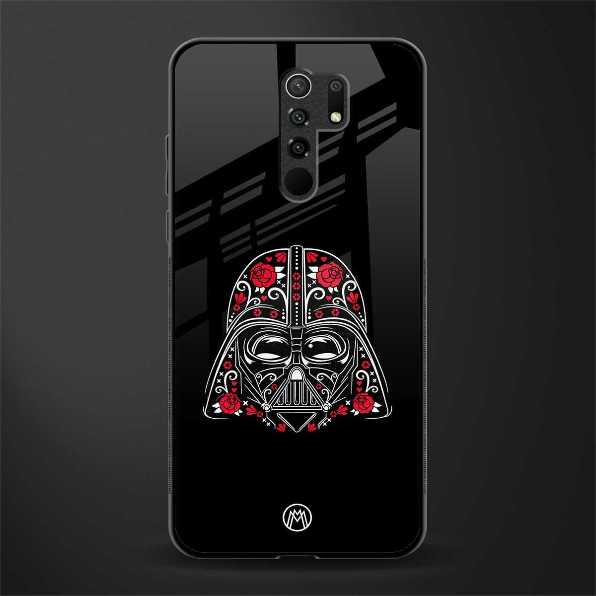 darth vader glass case for poco m2 image