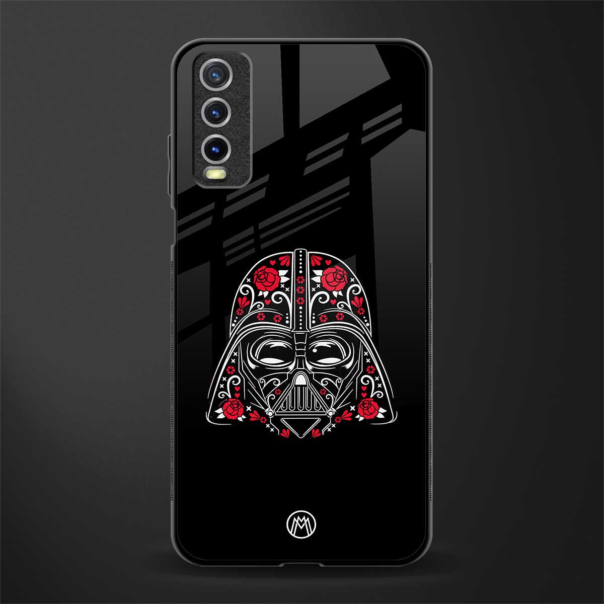 darth vader glass case for vivo y20 image