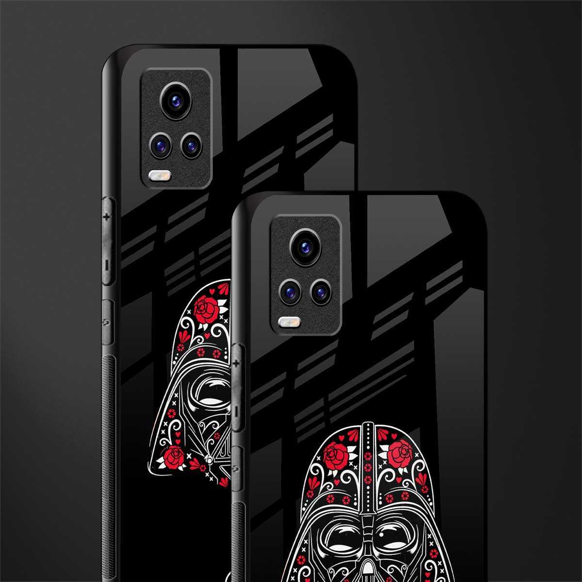 darth vader glass case for vivo v20 image-2