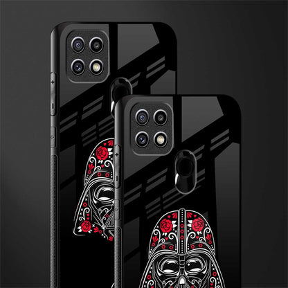 darth vader glass case for oppo a15s image-2