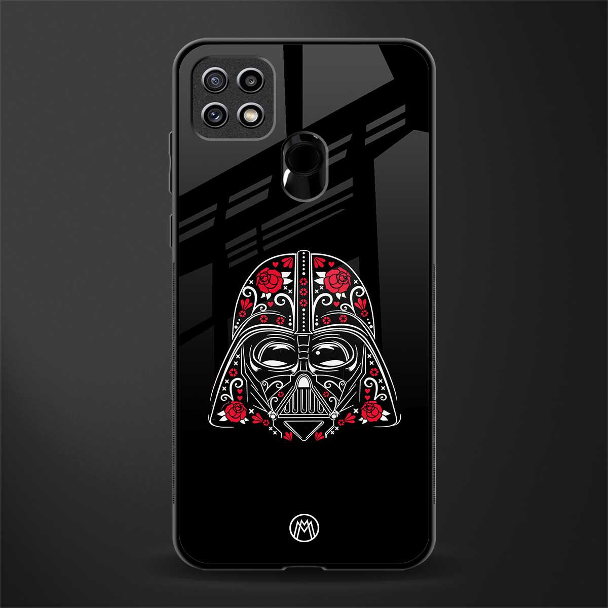 darth vader glass case for oppo a15s image