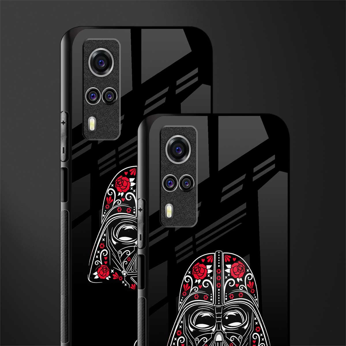 darth vader glass case for vivo y51a image-2