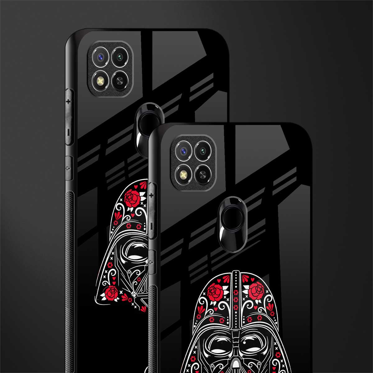 darth vader glass case for redmi 9c image-2