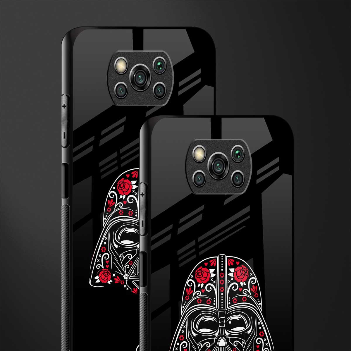 darth vader glass case for poco x3 image-2