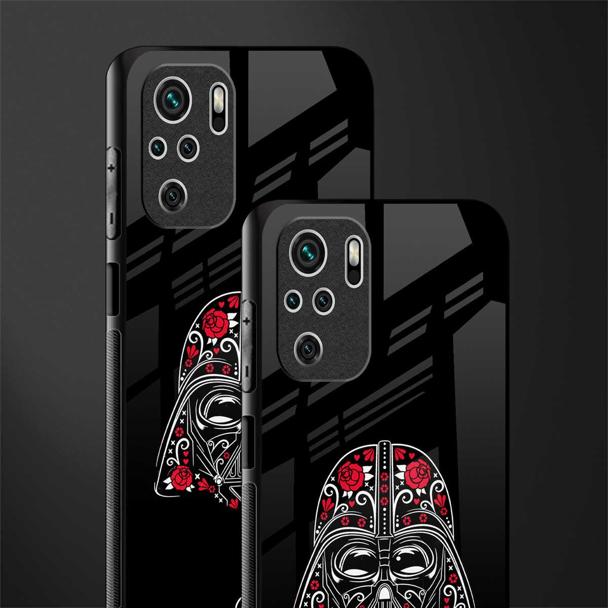 darth vader glass case for redmi note 10 image-2