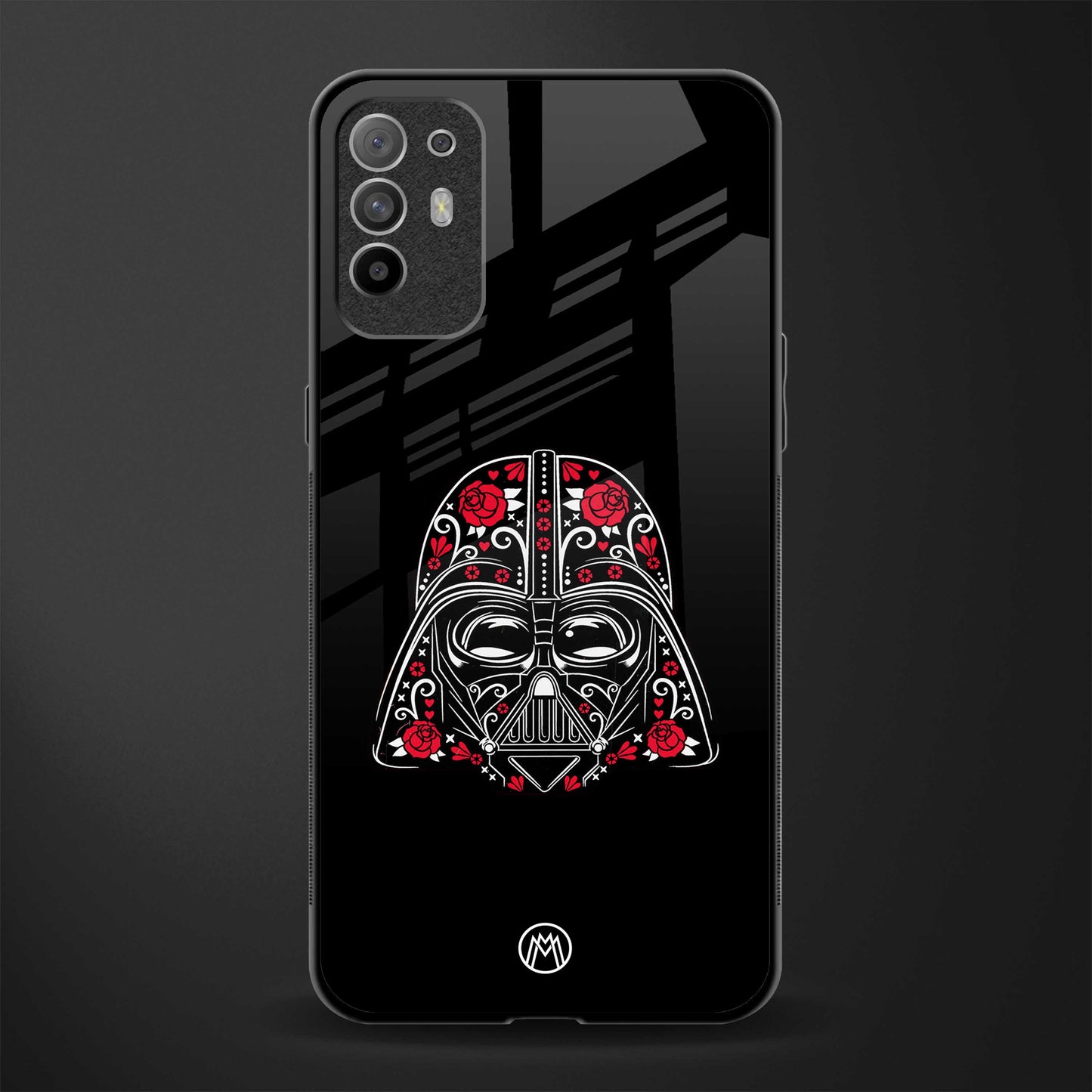 darth vader glass case for oppo f19 pro plus image