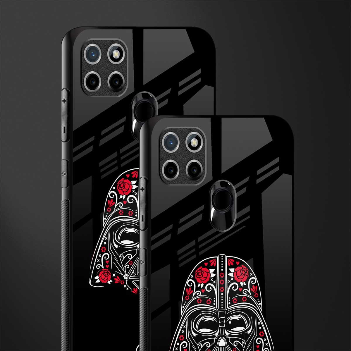 darth vader glass case for realme c21y image-2