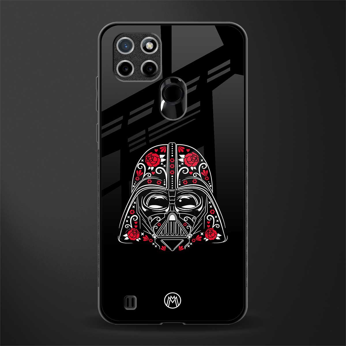 darth vader glass case for realme c21 image