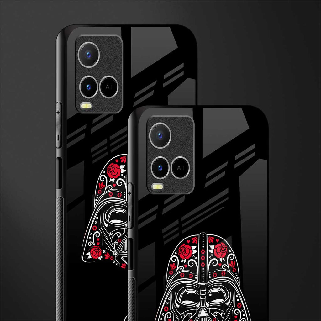 darth vader glass case for vivo y21t image-2