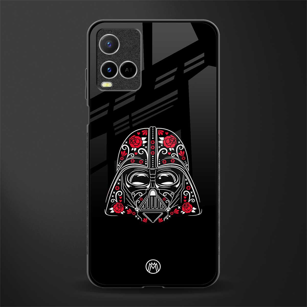 darth vader glass case for vivo y21 image