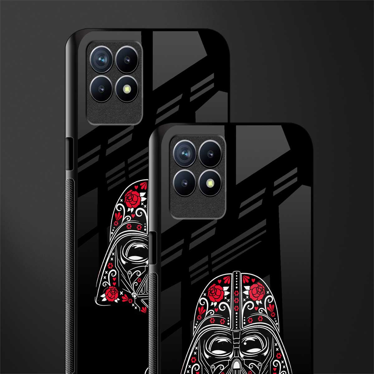 darth vader glass case for realme 8i image-2